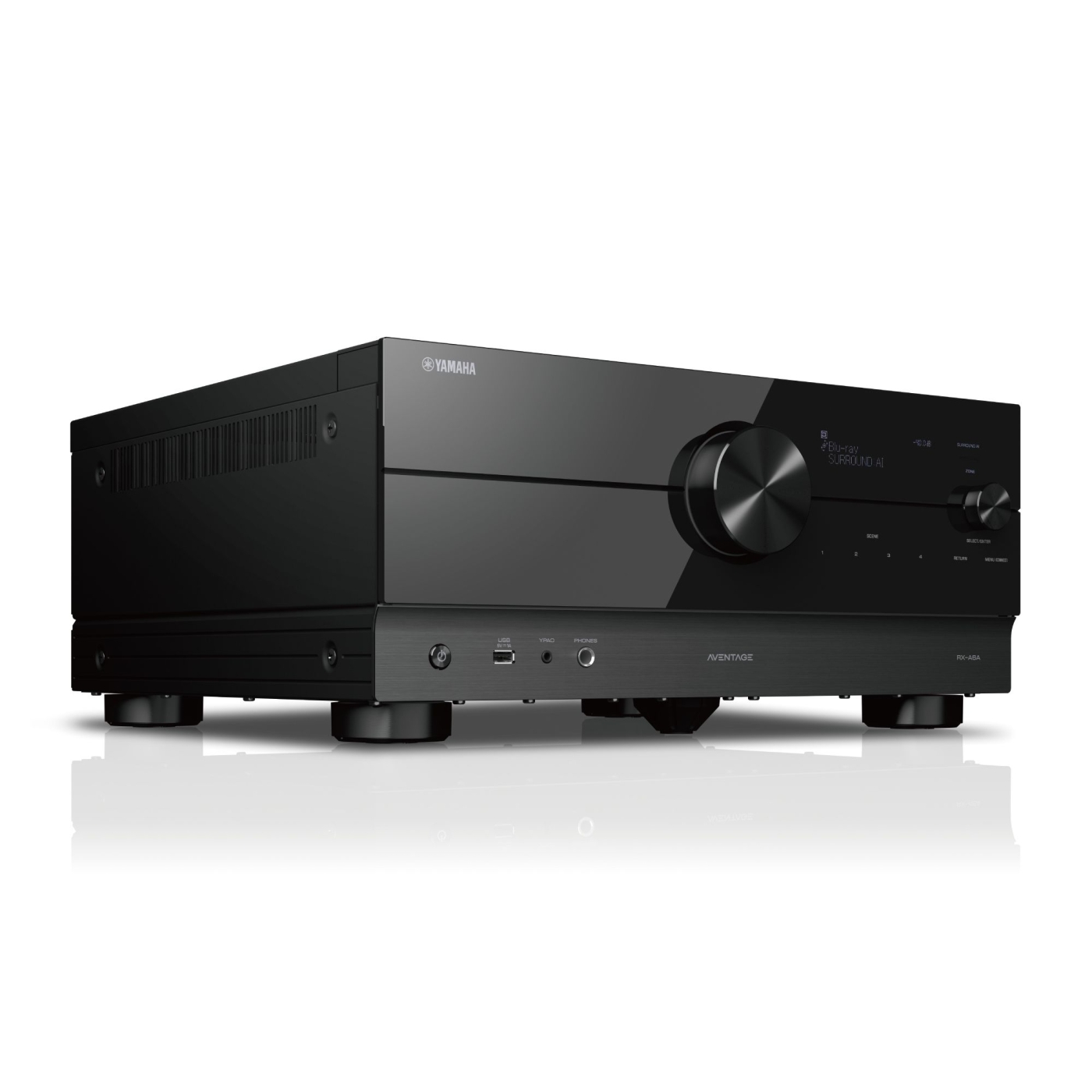 Yamaha RX-A6A ++ JETZT 200 € CASHBACK ++ 9.2-Kanal AV-Receiver mit 185 Watt pro Kanal | Neu