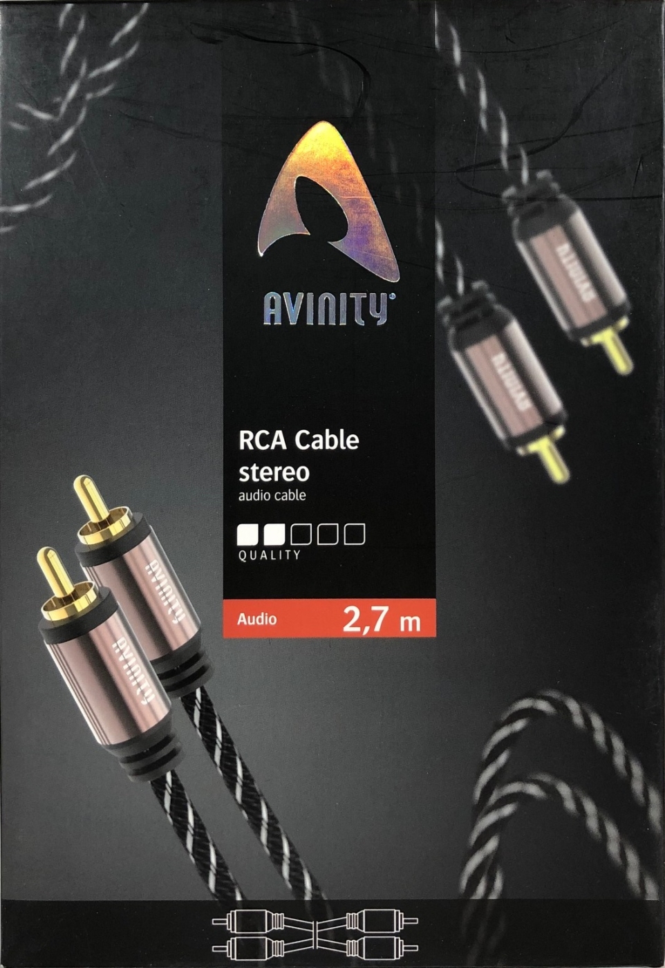 Avinity Cinch-Kabel Stereo 2,7 m RCA