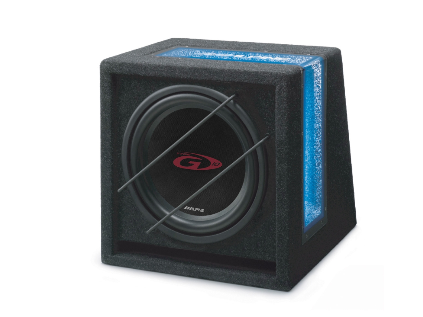 Alpine SBG-1044BR 25 cm Gehäusesubwoofer 500 W Max