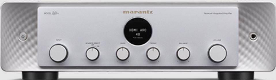 Marantz Model 40N Silber - Stereo-Vollverstärker mit Streaming | Neu