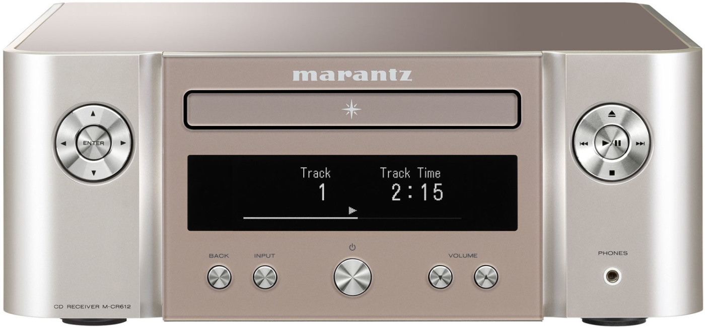 Marantz MCR612 - Silber-Gold, Netzwerk- CD-Receiver | Neu