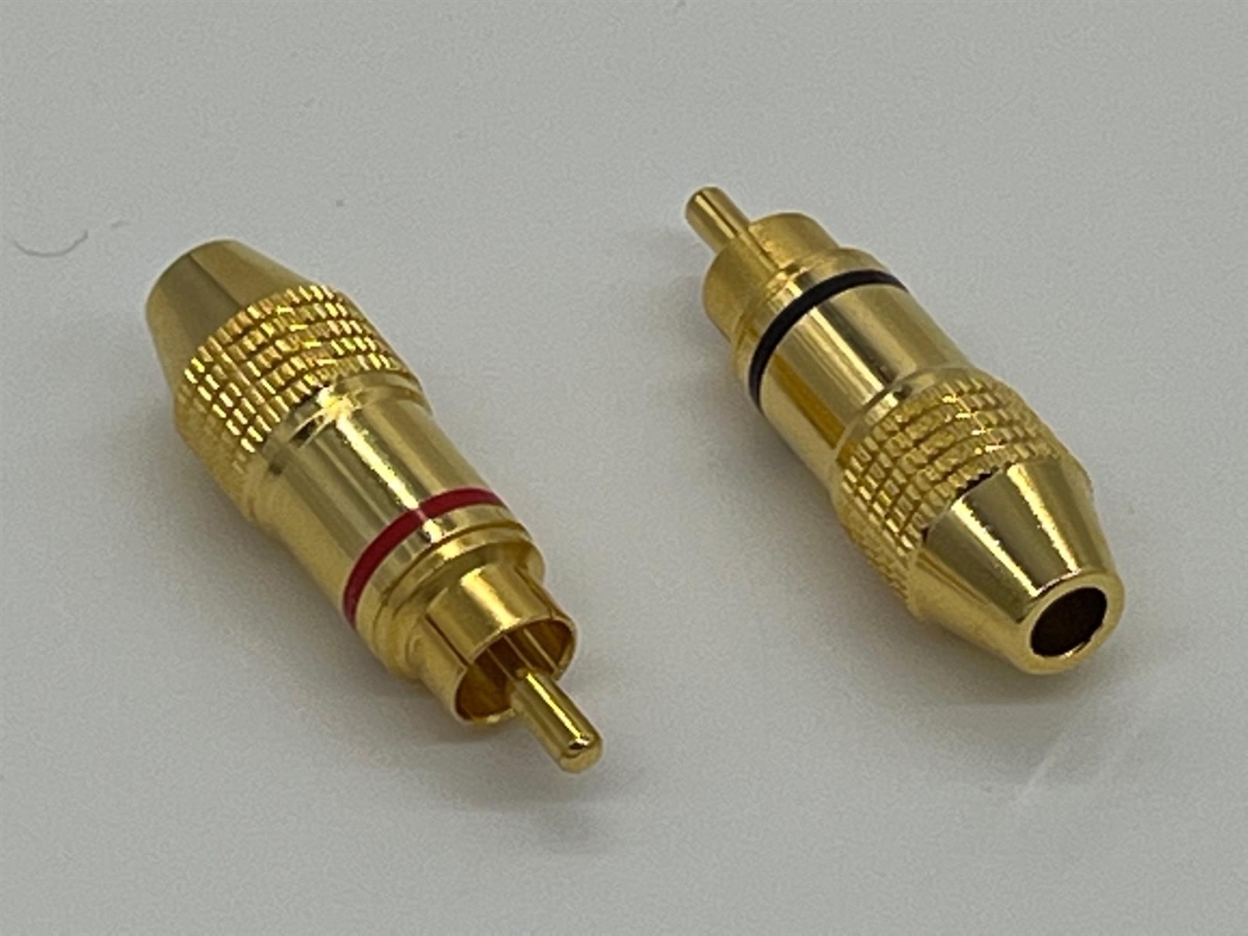 HiFi Point MR-27 G B/R Cinch Stecker 1 Set bis 6 mm Lötbar