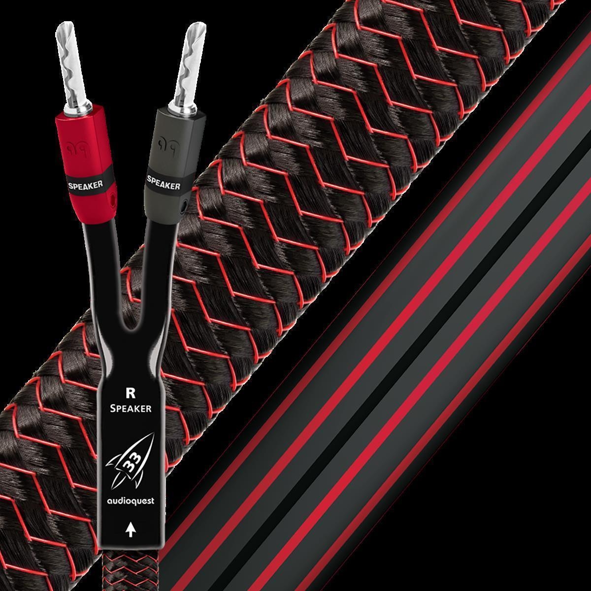 AudioQuest Rocket 33 Lautsprecherkabel Paar 2x 2,5