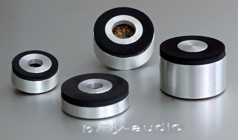 Bfly-Audio MASTER Absorber 4er Set MASTER-1.5 bis 35 kg/Set, Höhe 28 mm