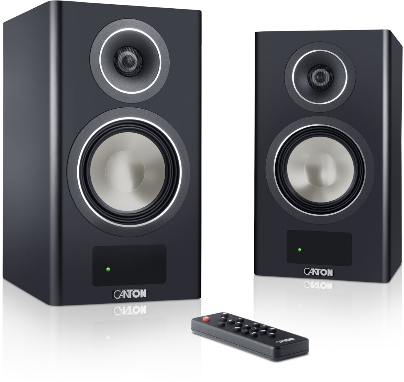 Canton Smart Townus 2 - Aktiv-Wireless Kompaktlautsprecher, Paar Schwarz HG | Neu