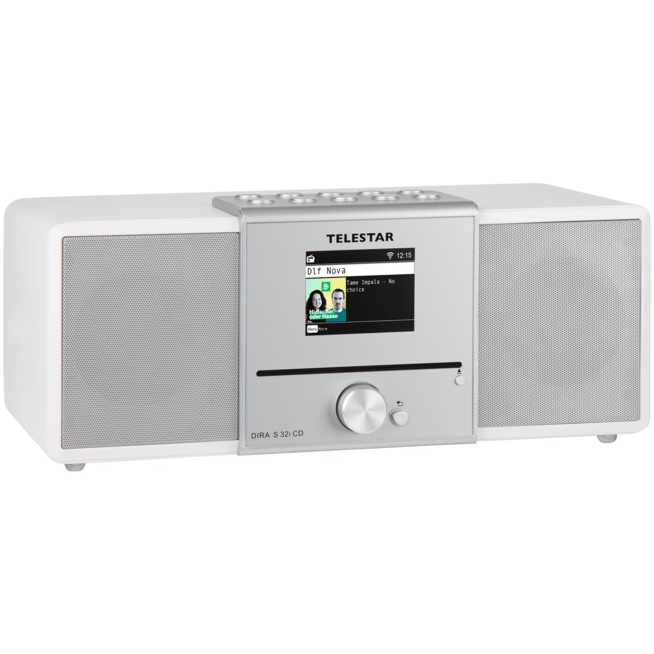 Telestar DIRA S 32i CD Hybrid Stereo-Radio weiss-silber