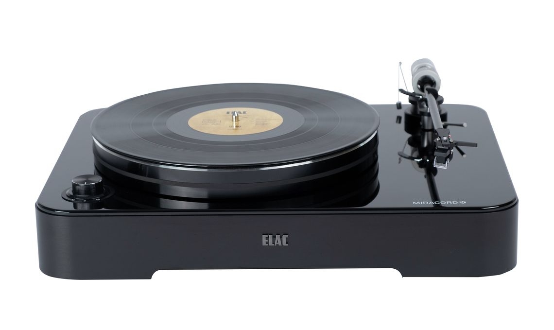 ELAC Miracord 80 Plattenspieler ohne System schwarz hochglanz