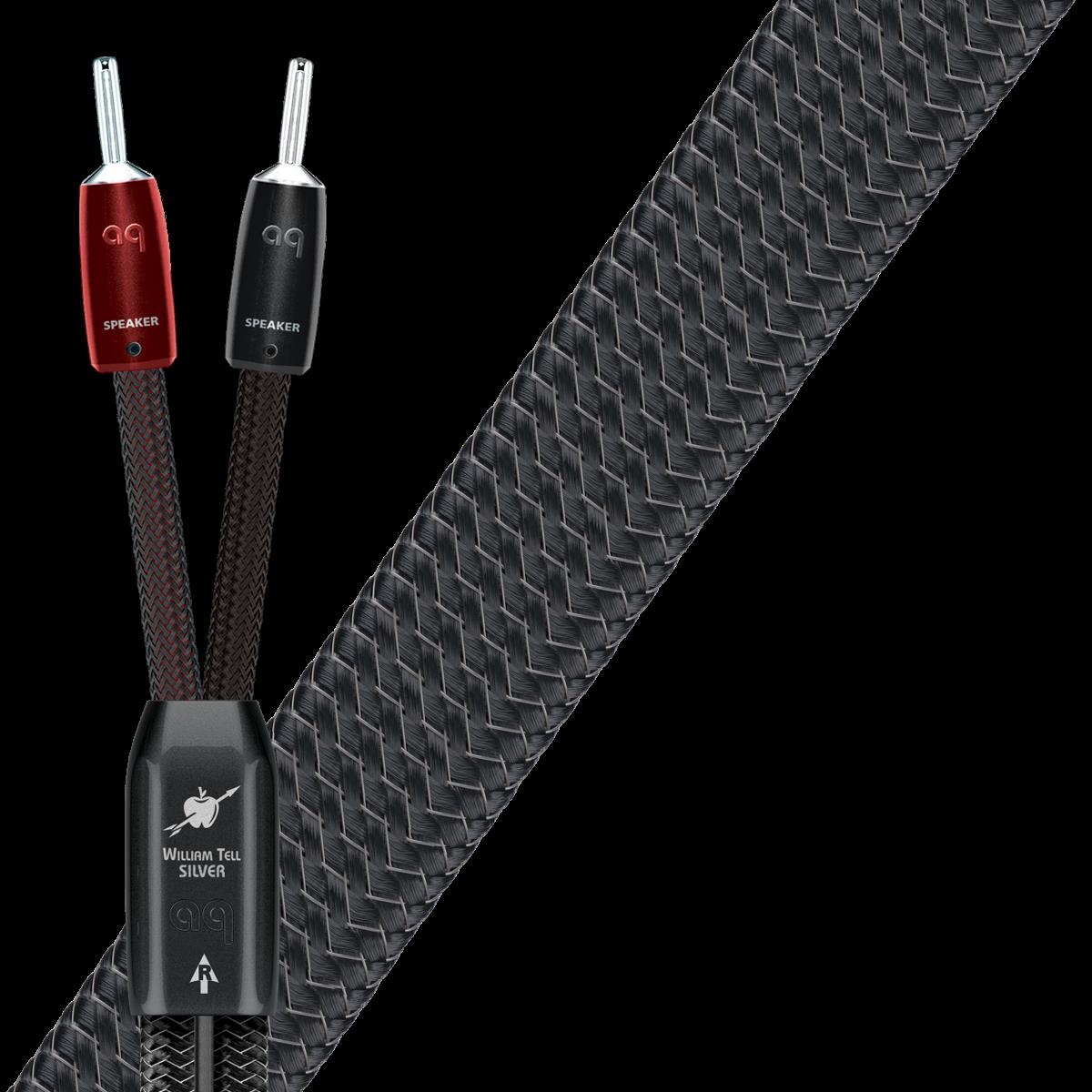AudioQuest William Tell SILVER Lautsprecherkabel Paar 2x 3,0 m Single-Wire