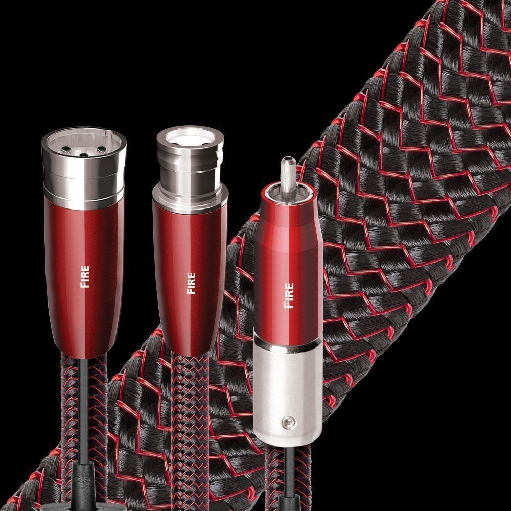 Audioquest Fire - Analoges Audio-Verbindungskabel RCA 0,5 m