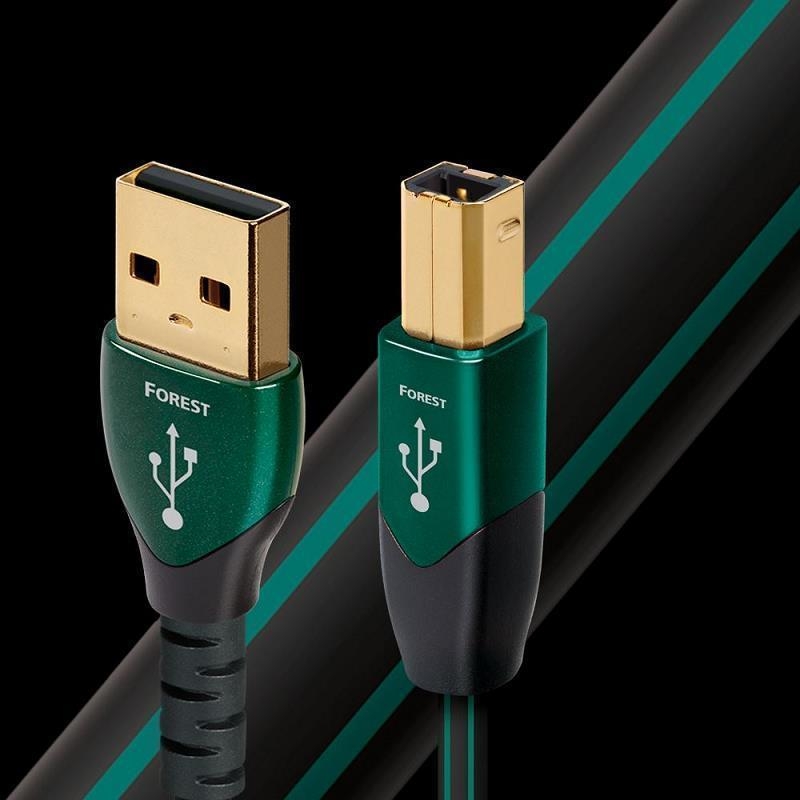 Audioquest Forest USB-Kabel USB-A auf USB-B 3,0 m