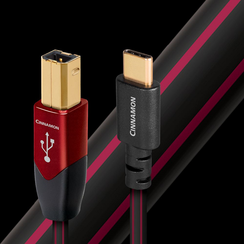 Audioquest Cinnamon USB-Kabel USB-B auf USB-C 0,75 m