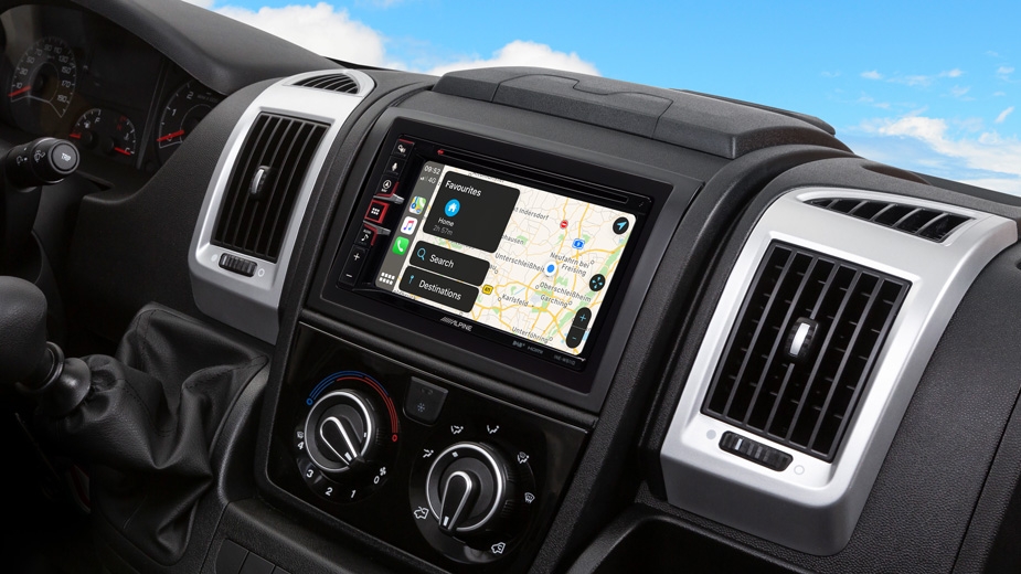 Alpine INE-W611D 6,5-Zoll Navigationssystem, Android Auto, Apple Carplay, Bluetooth / CD, DVD / USB / HDMI