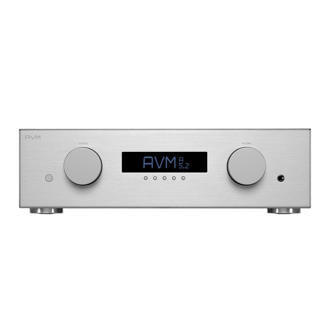 AVM EVOLUTION A5.2 Vollverstärker mit Röhrenvorverstärker mit 2 × 350 Watt Silber | Neu