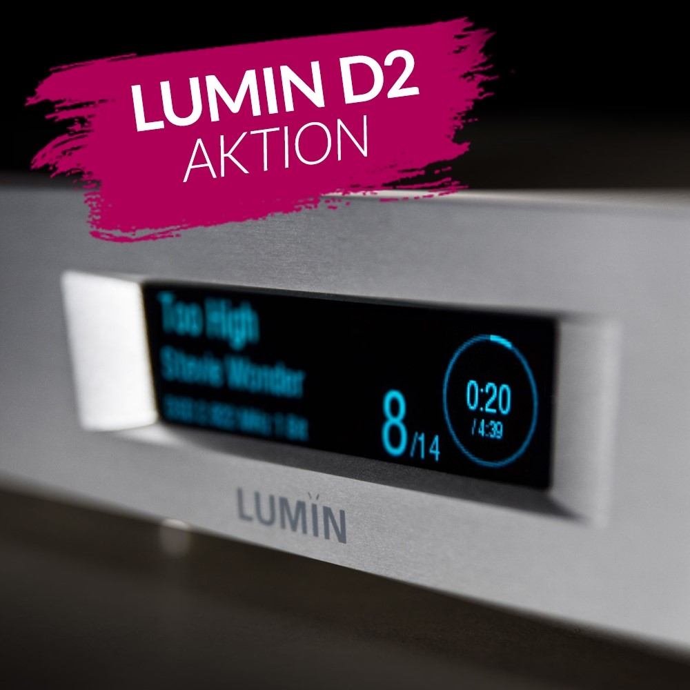 LUMIN D2 - Streamer inkl. DAC silber | Neu