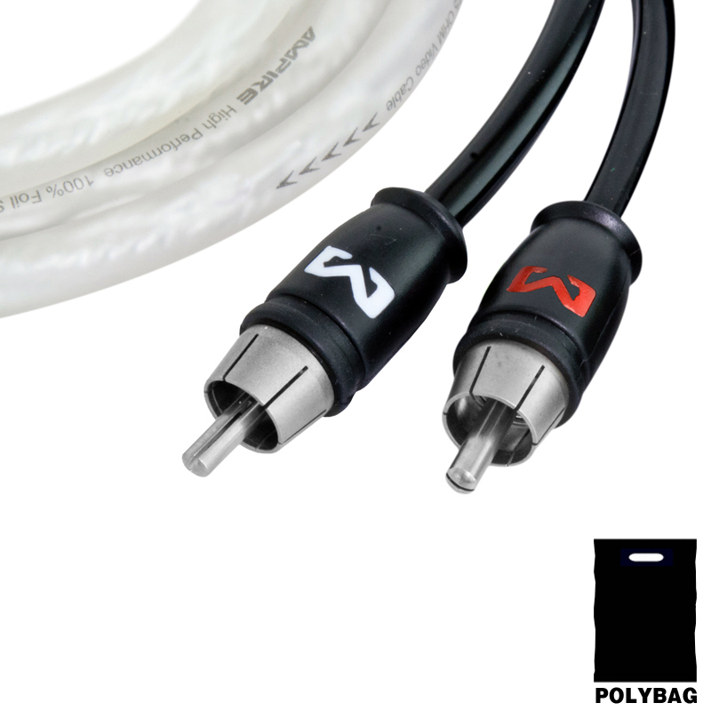 AMPIRE XA400 Audio-Kabel 400cm, 2-Kanal, Polybeutel-Verpackung