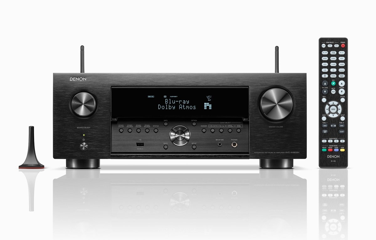 Denon AVC-X4800H Schwarz - 9.4-Kanal 8K-AV-Receiver | Neu