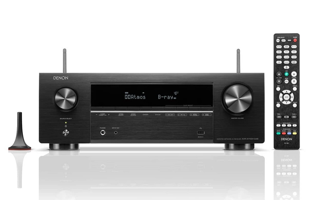 Denon AVR-X1700H DAB 7.2-Kanal 8K-AV-Receiver mit HEOS und DAB+