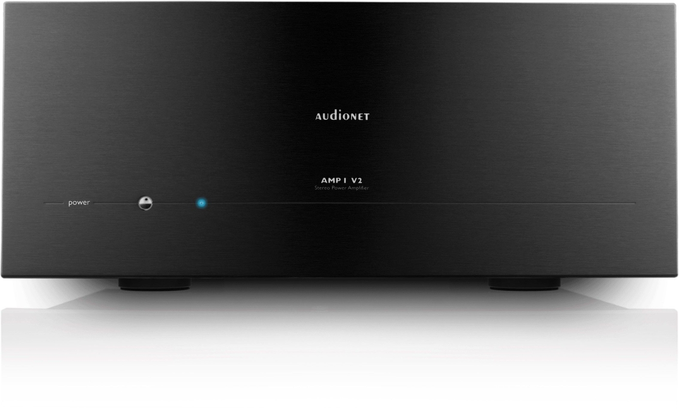 Audionet AMP I V2 Schwarz mit blauer LED Stereo-Leistungsverstärker | Neu