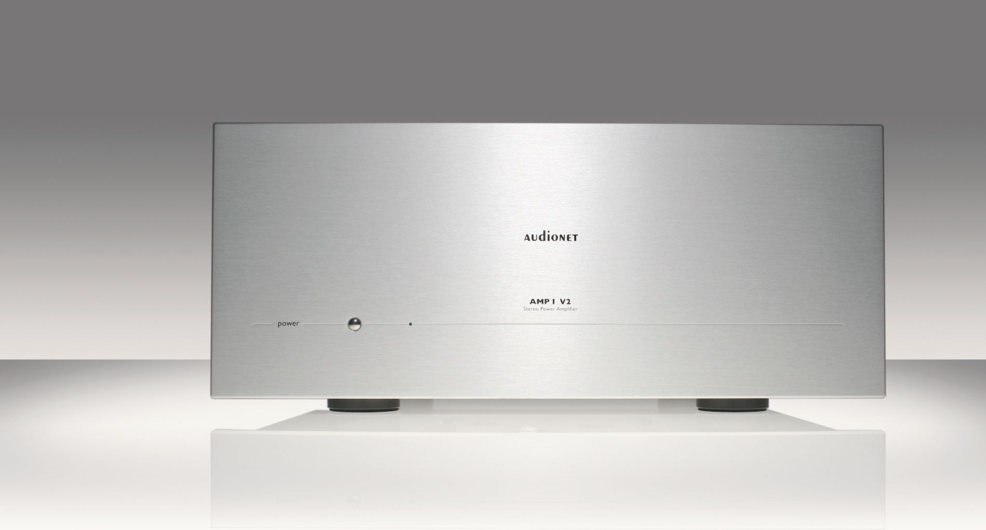 Audionet AMP I V2 Silber mit blauer LED Stereo-Leistungsverstärker | Neu