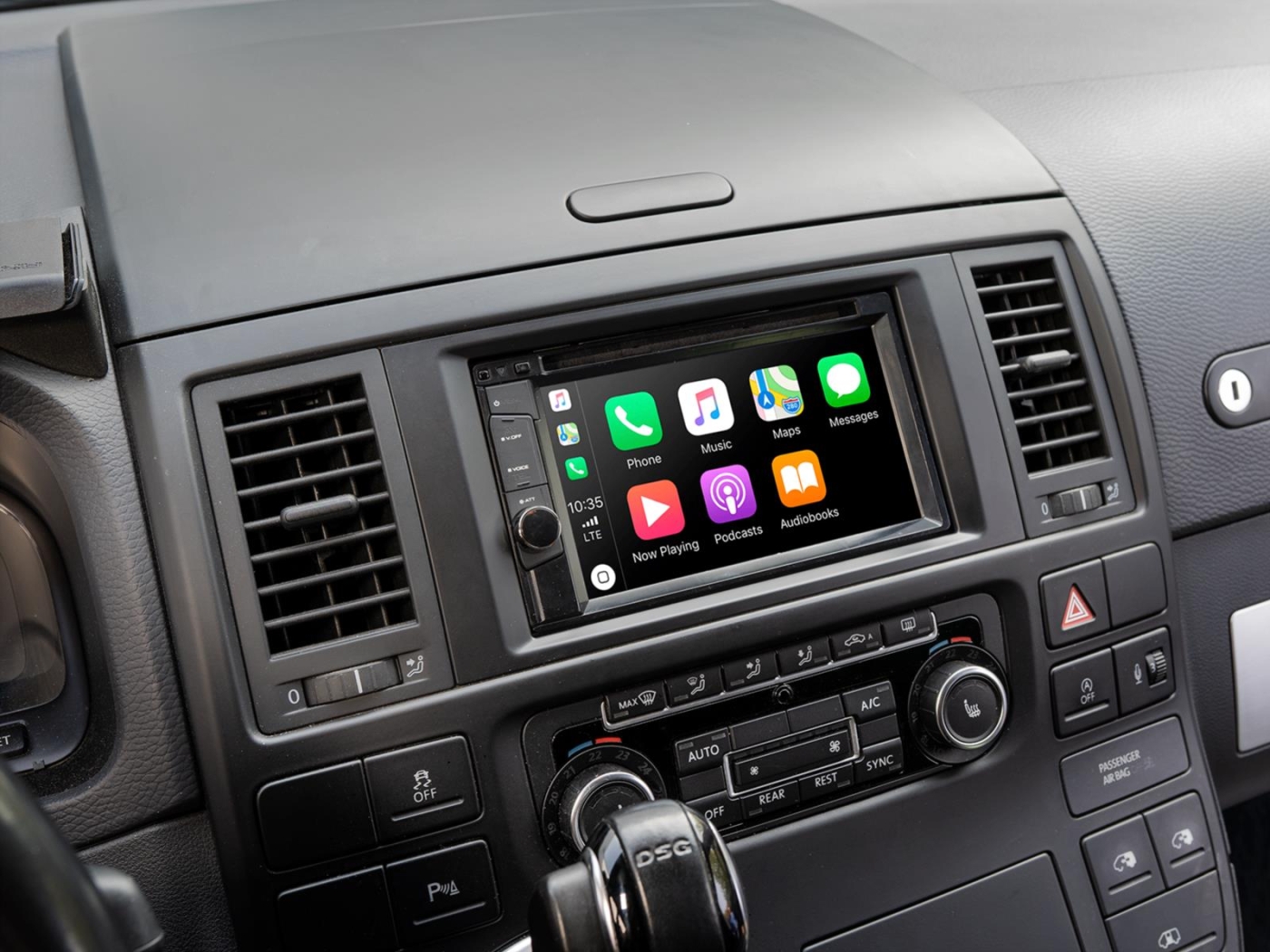 ACV 611320-27-2 2-DIN Kit mit Fach VW T5 2003-2015/Touareg 2003-2010 LFB