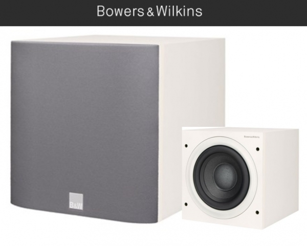Bowers & Wilkins B&W ASW 608 Weiß Matt - Aktiv Subwoofer mit 200 Watt Class-D-Verstärker | Neu