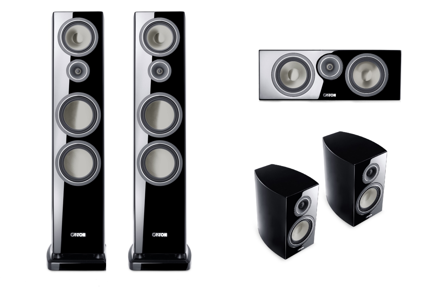 CANTON Vento 896.2 - 5.0 Set +++ Sonderangebot +++ Schwarz Set | Neu | UVP 5885 €