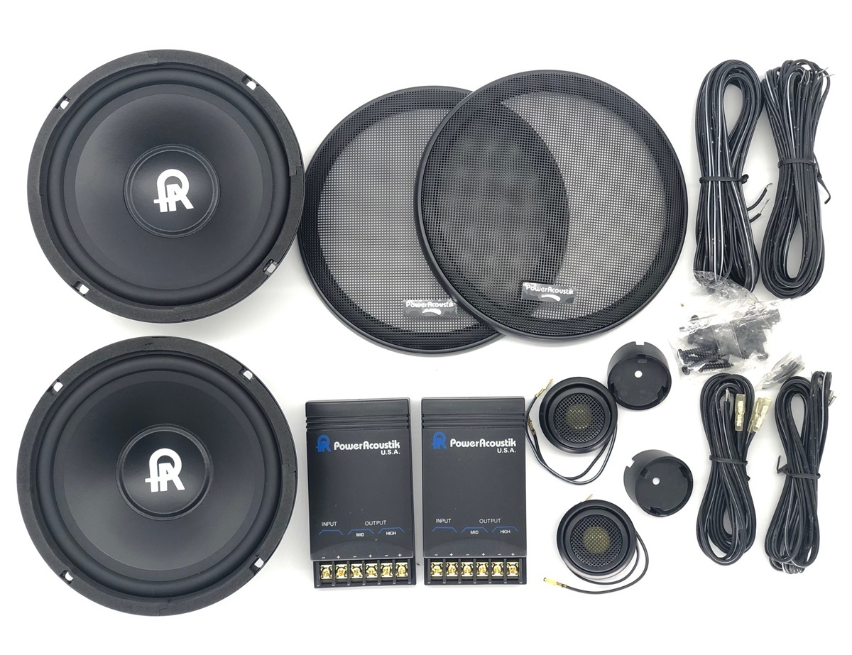 Power Acoustik PAS-6501 - 2-Wege 16 cm Komponenten-Lautsprecher | wie neu