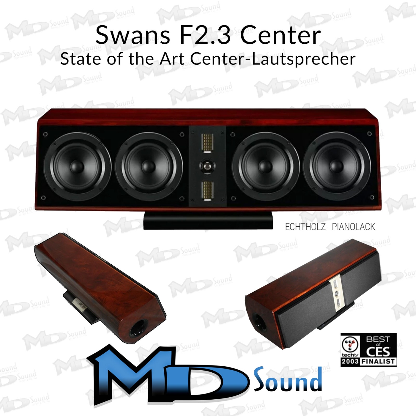SWAN F2.3C Center-Lautsprecher HighEnd-Lautsprecher der Extraklasse