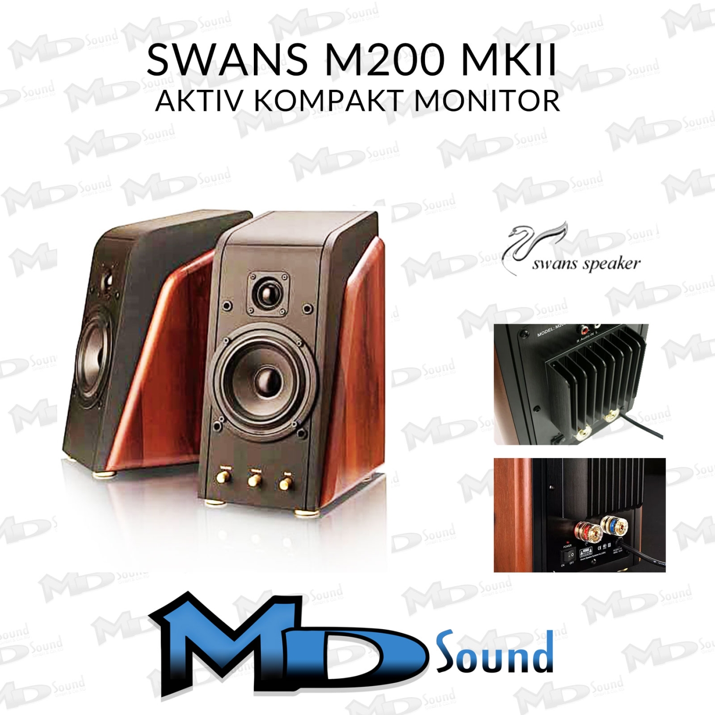 SWAN M200 MK II ++ BLACK-DEAL-DAYS ++ High End aktiv Monitor - Paarpreis