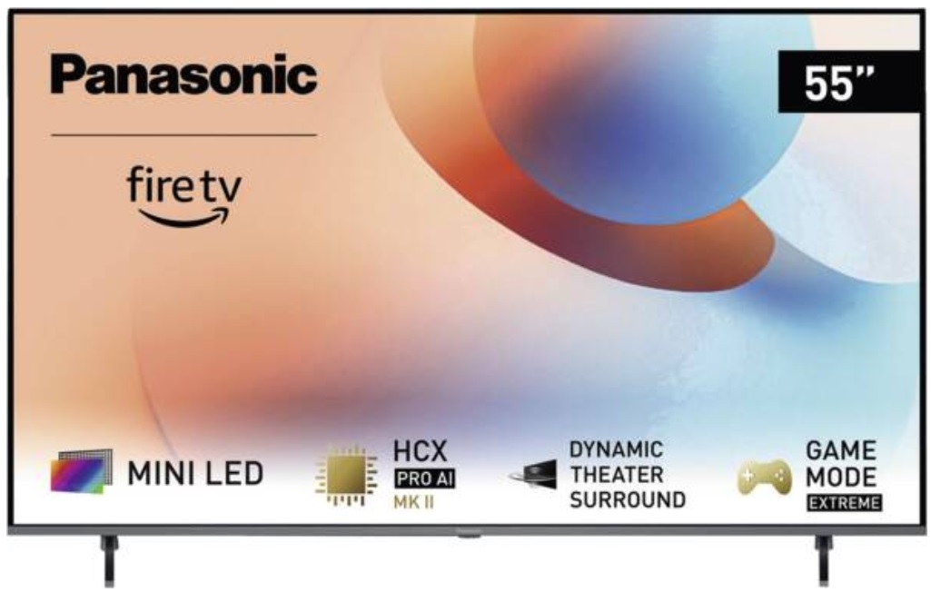 PANASONIC TV-55W95AEG 139 cm, 55 Zoll Mini LED 4K Ultra HD TV mit Fire TV | Neu