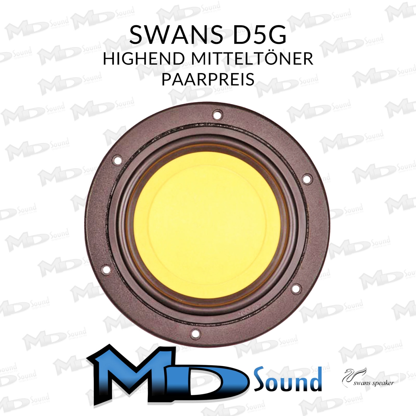 Swan D5G 5' HighEnd Mitteltieftöner - Paarpreis
