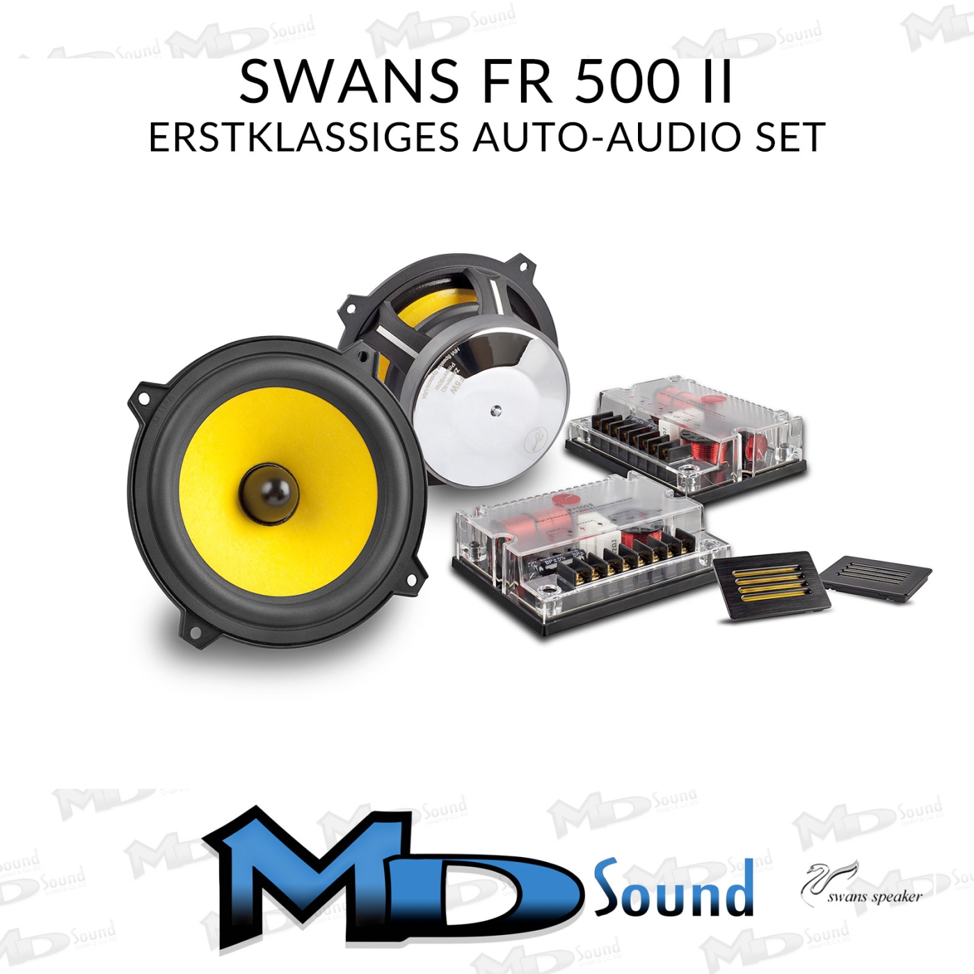 Swan FR500 - 5 1/4' Erstklassiges Auto-Audio für Audiophile - Setpreis