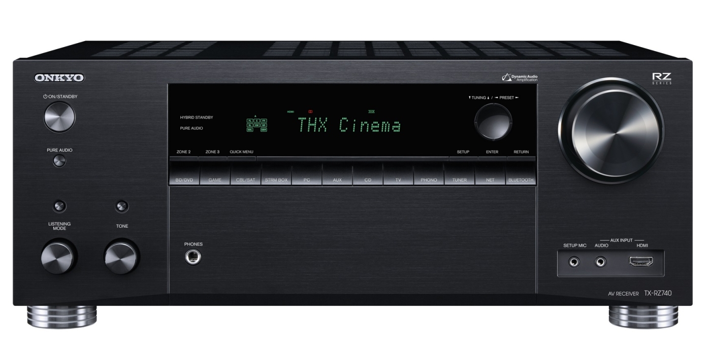 ONKYO TX-RZ740-B - 9.2-Kanal AV-Netzwerk-Receiver, Schwarz | B-Ware, DEFEKT