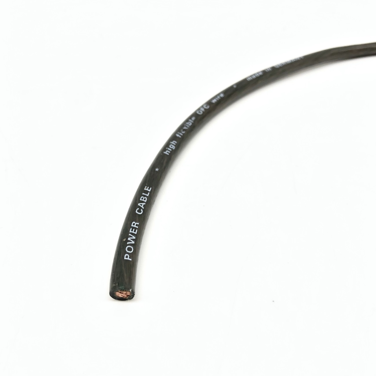 POWER CABLE BASIC 10 mm² Strom-/Masse-Kabel, Kupfer OFC, Preis pro Meter