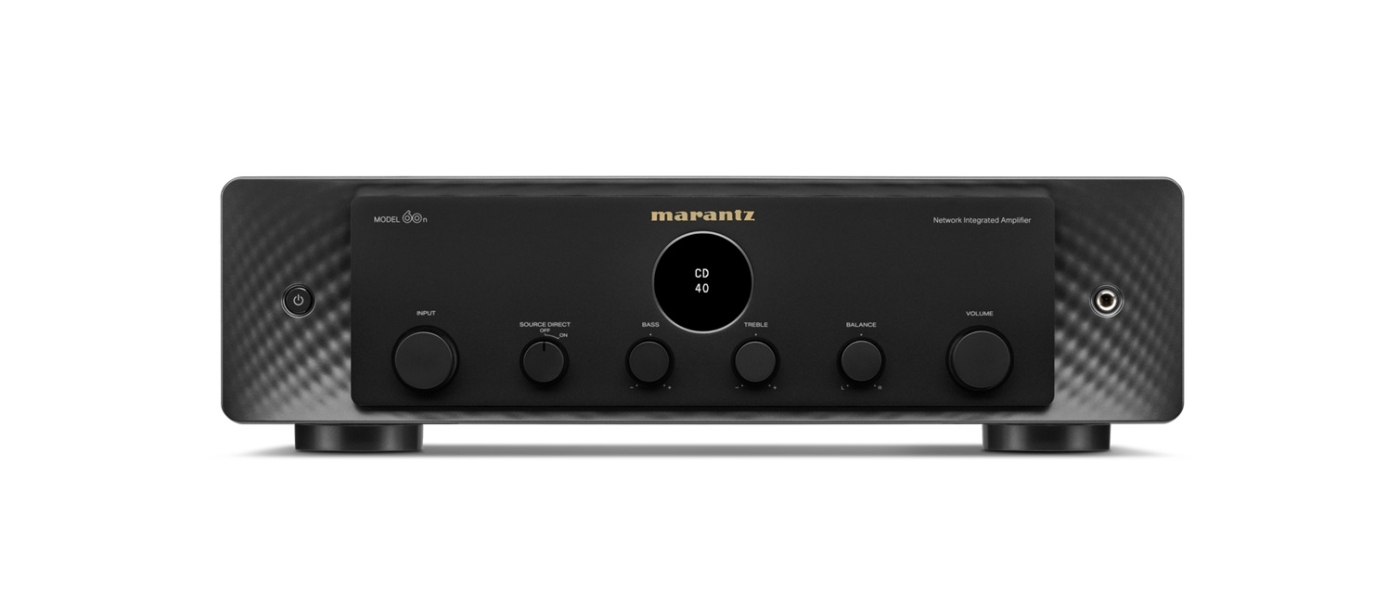 Marantz Model 60N Schwarz - Stereo-Vollverstärker mit Streaming | Neu