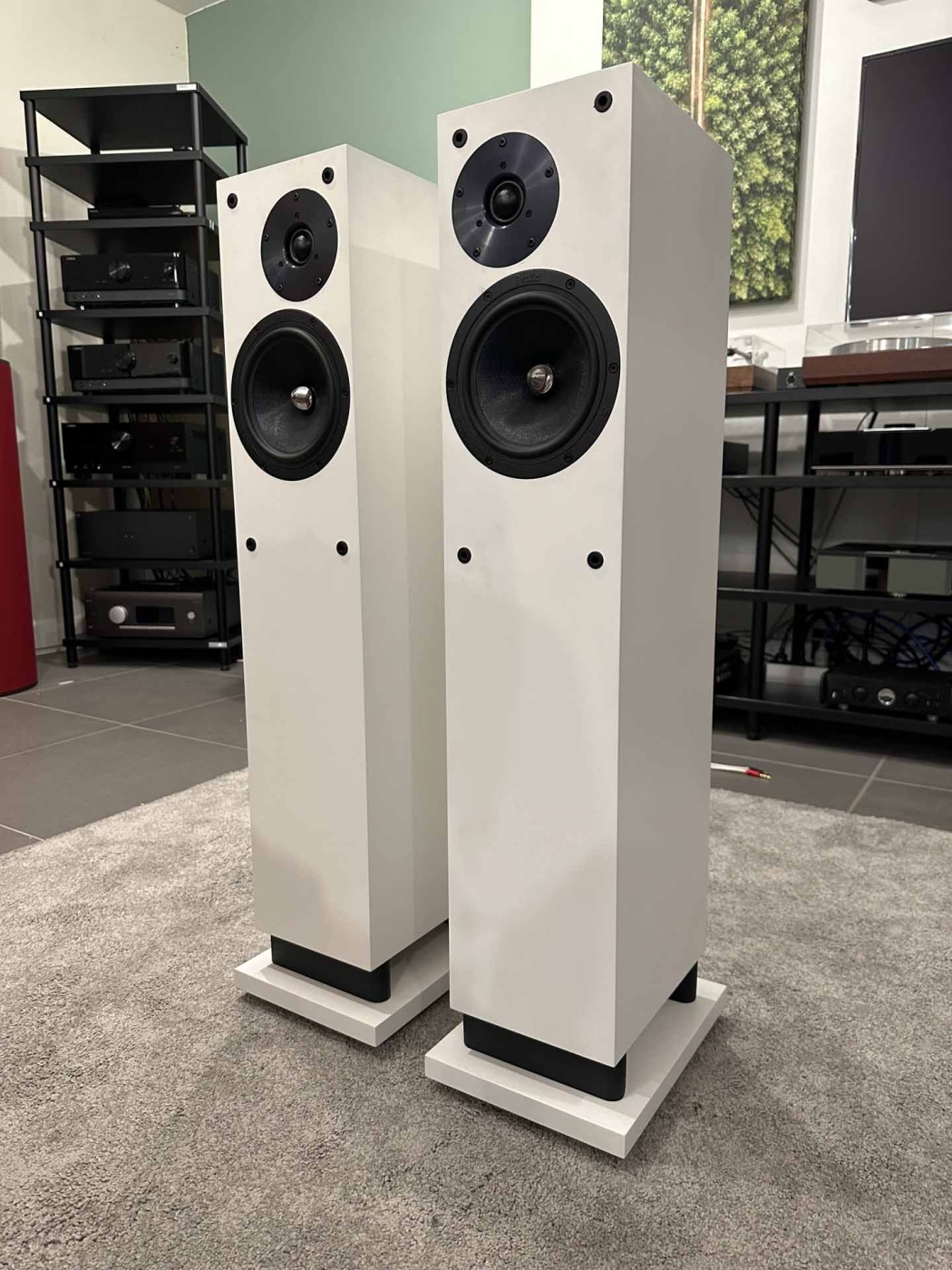 ProAc D20D Matt-Weiß Standlautsprecher Stück | Aussteller, siehe Fotos