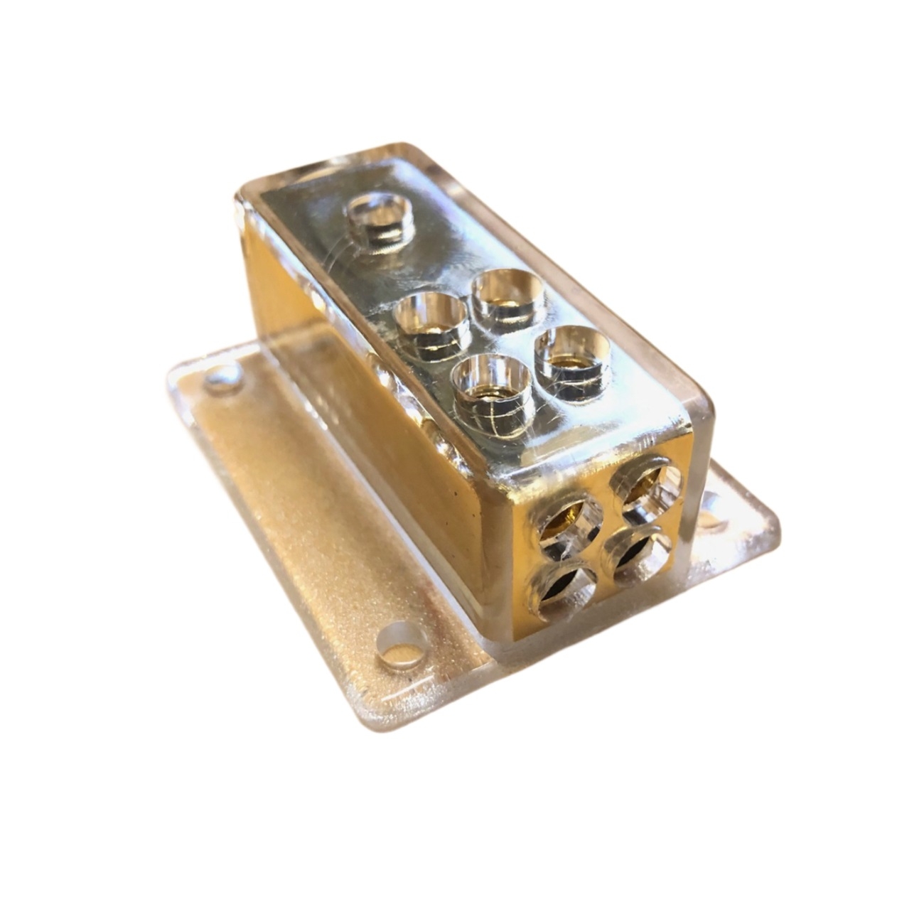 Hifi Point PB-1448A - hochwertiger Strom-/Masse-Verteiler 1x 25mm² auf 4x 10mm² | Neu