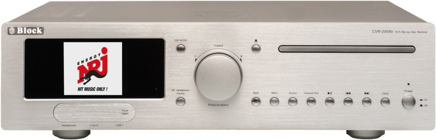 Blockaudio CVR-200 AV, Diamantsilber - BluRay-Internet-Receiver | Neu
