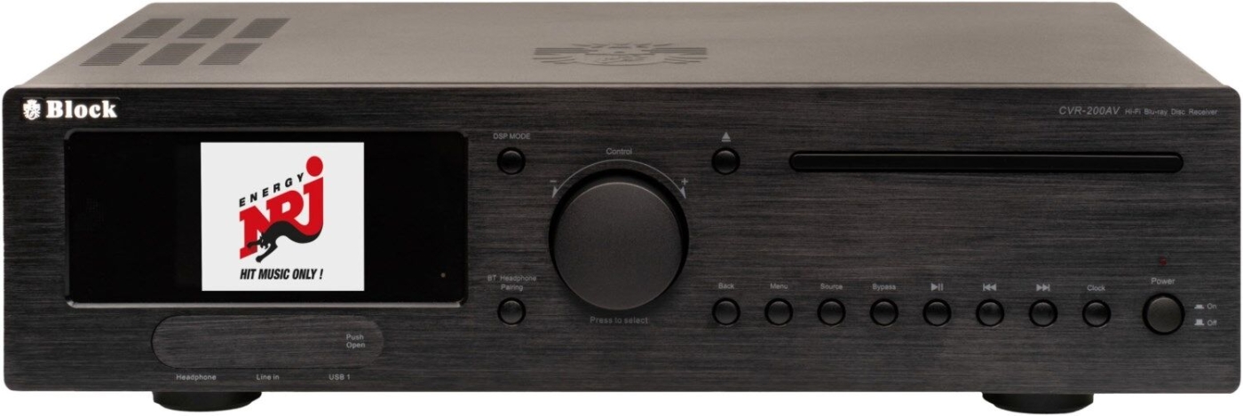 Blockaudio CVR-200 AV, Saphirschwarz - BluRay-Internet-Receiver | Neu