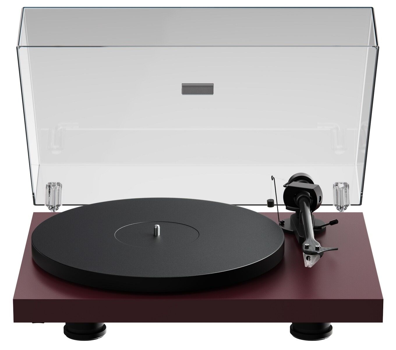 Pro-Ject Debut EVO 2 mit Pick it MM Evo Plattenspieler | Neu Weinrot Matt