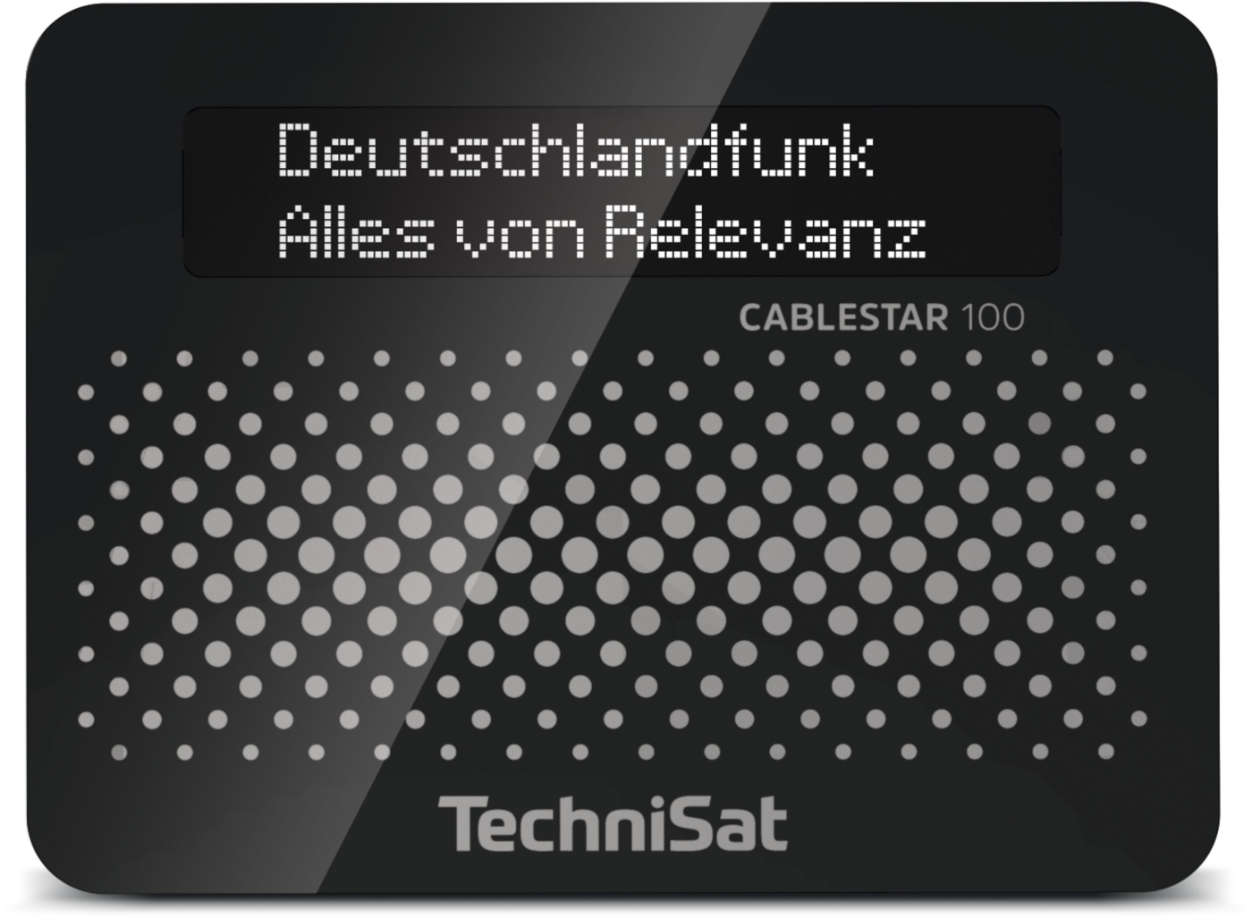 TechniSat CABLESTAR 100 mit AAC Radioadapter schwarz (AAC-LC, OLED-Display) | Auspackware,wie neu