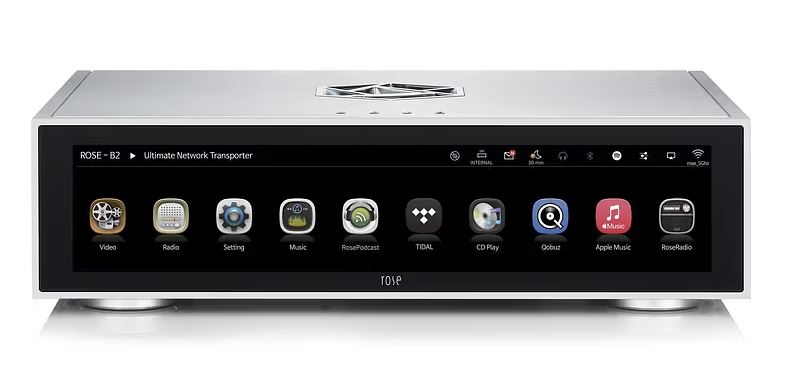 HiFi Rose Rs 130 Top High End Audio/Video Streamer Silber | Neu