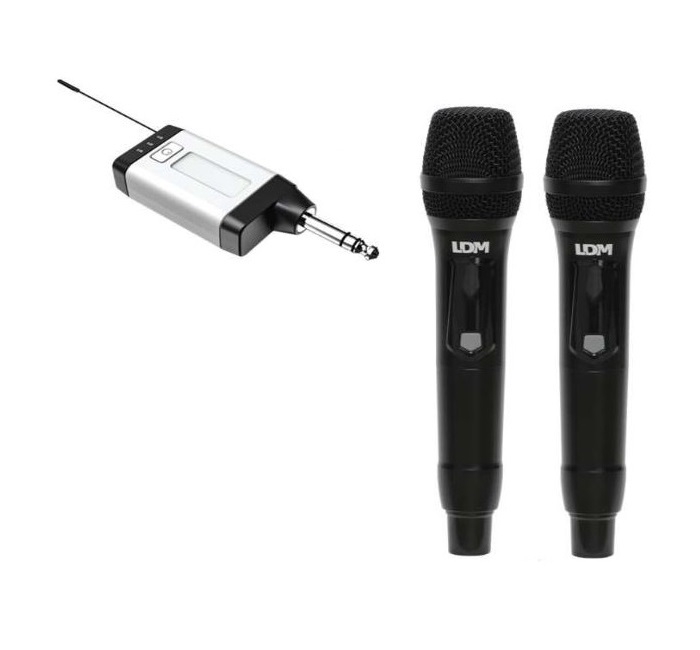 LDM V220/2H20 Funkmikrofone mit Akku | Neu 2x H20 + 1x V220