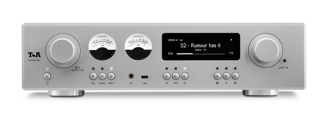 T+A Symphonia Streaming-Vollverstärker silber V1.0 | Neu