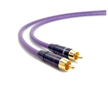 Melodika Purple Rain MD2R50 Stereo Cinch-Kabel Paar | Neu Purple Rain 5,0 m