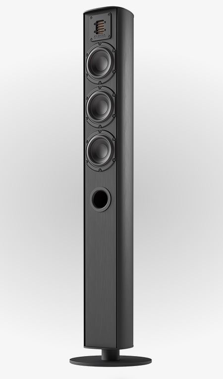 Piega Ace 50 Rx ' Empfänger' Wireless-Standlautsprecher Stück | Neu Schwarz sandgestrahlt