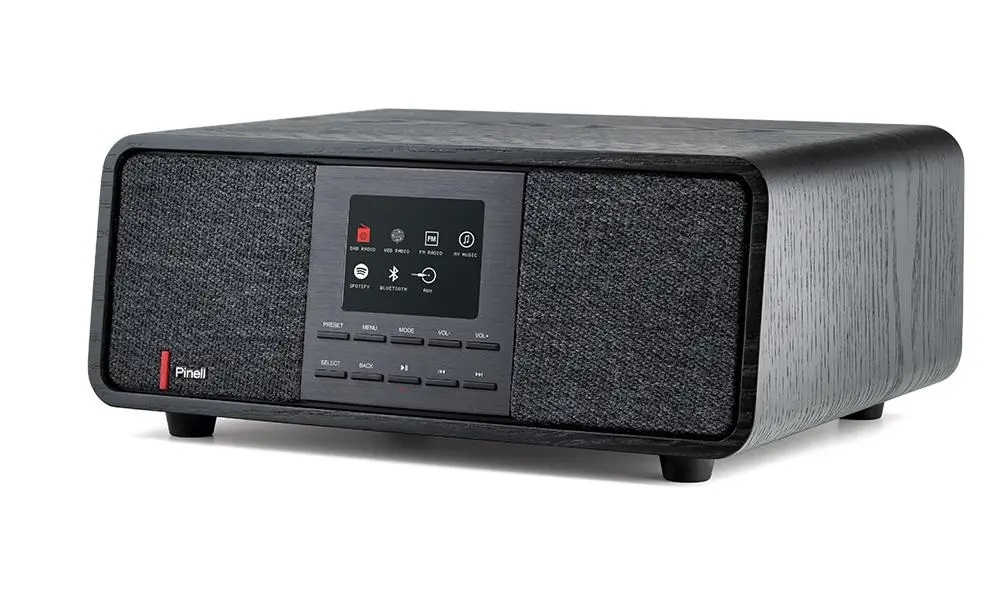 Pinell Super Sound 501, Schwarz - DAB+ Internet Radio, Bluetooth, FM | Neu