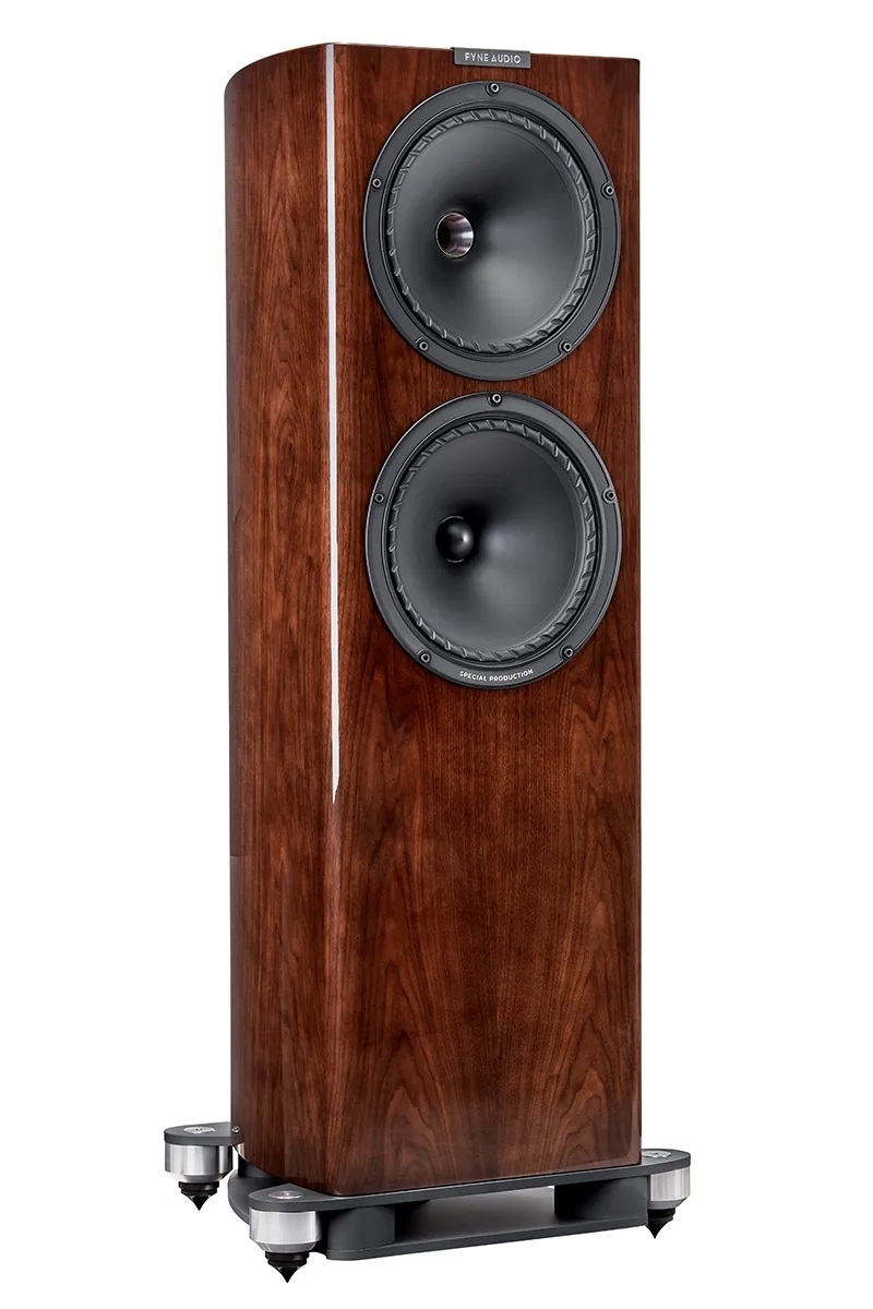 Fyne Audio F704 SP Walnuss HG - 2,5-Wege Standlautsprecher, Paar | Neu