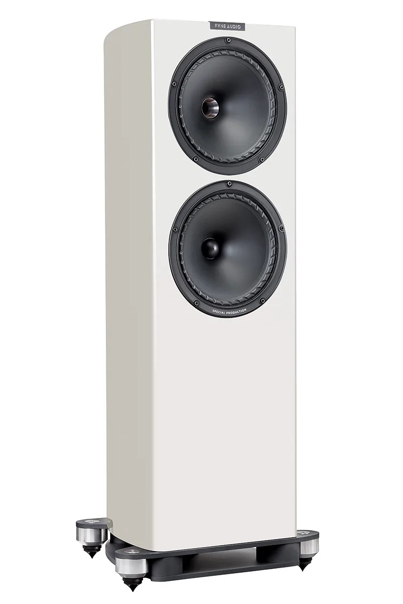 Fyne Audio F704 SP Weiß HG - 2,5-Wege Standlautsprecher, Paar | Neu