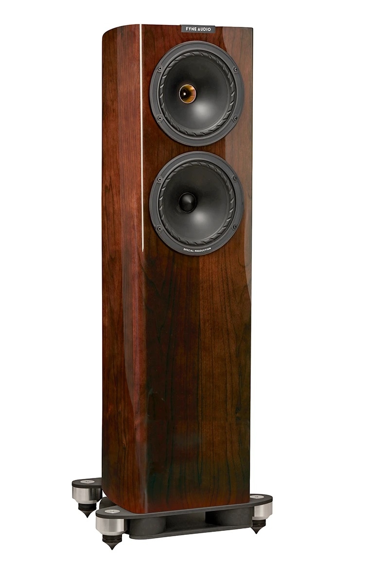 Fyne Audio F702 SP Walnuss Hochglanz - 2,5-Wege Standlautsprecher, Paar | Neu